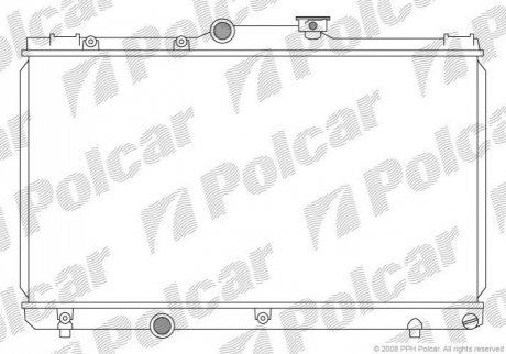 Радіатор охолодження Polcar 8110081 (фото 1)