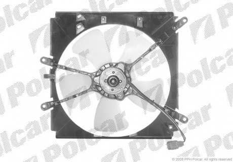Вентилятор з корпусом / кронштейном Polcar 811023W1