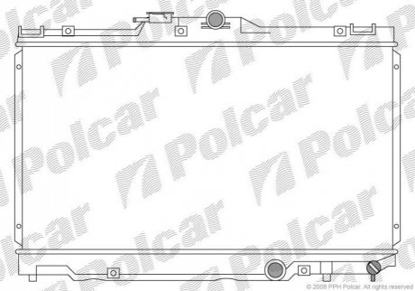 Радіатор охолодження Polcar 8112081 (фото 1)