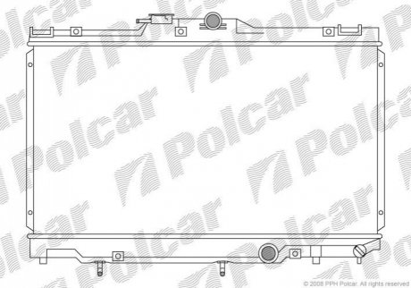Радіатор охолодження Polcar 8112082