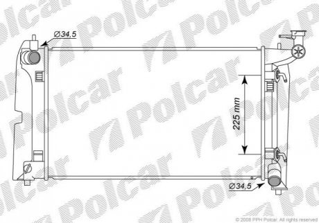 Автозапчасть Polcar 8113085K