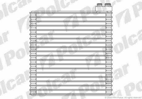 Испаритель кондиционера Polcar 8114P8-1