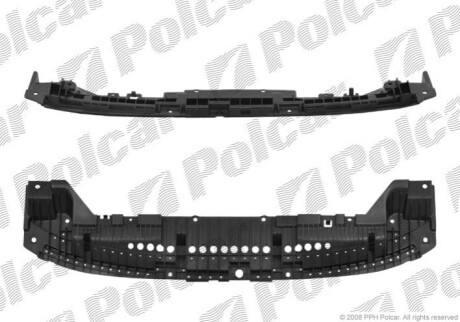 Захист бампера нижній Polcar 811634-5