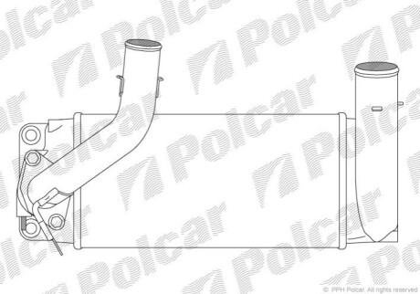 Радиатор воздуха (Интеркулер) Polcar 8116J81X