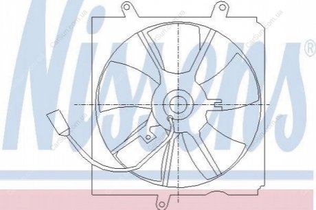 Вентилятор с корпусом/кронштейном Polcar 812323W2 (фото 1)
