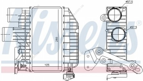 Радіатор повітря (Інтеркулер) Polcar 8124J8-1 (фото 1)