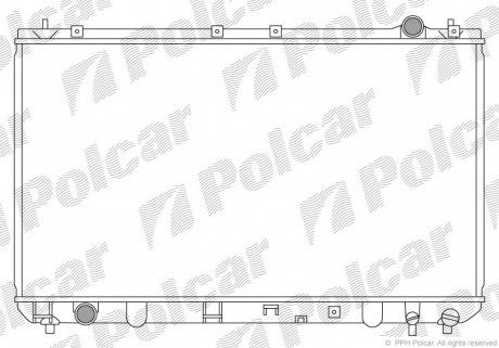 Радиатор охлаждения Polcar 813508-3 (фото 1)