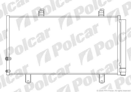 Радиатор кондиционера Polcar 8138K8C1S