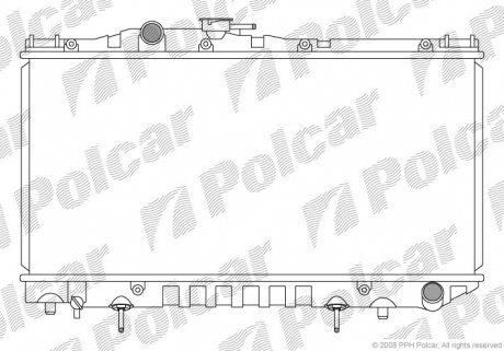 Радиатор охлаждения Polcar 8139082 (фото 1)