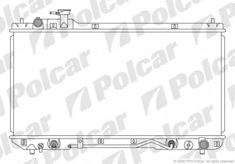 Радіатор охолодження Polcar 8144084 (фото 1)