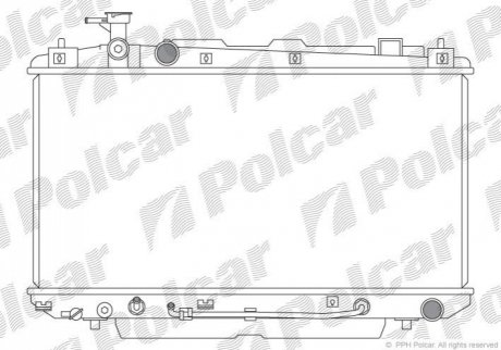 Радіатор охолодження Polcar 8146086 (фото 1)