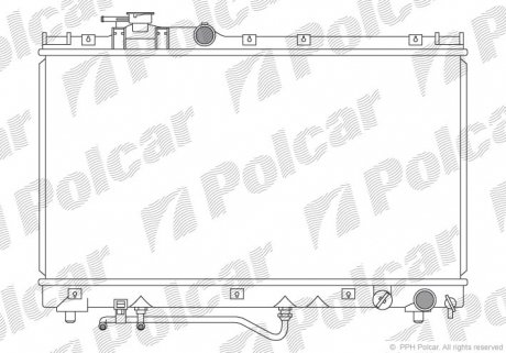 Радиатор охлаждения Polcar 8156082 (фото 1)