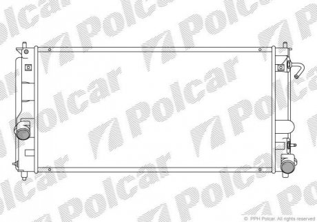 Радіатор охолодження Polcar 8157082 (фото 1)