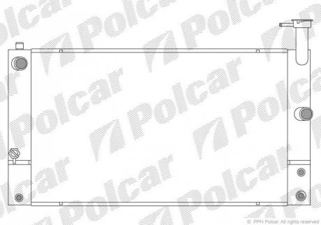 Радиатор охлаждения Polcar 8162081K