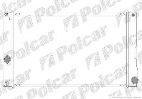Радіатор охолодження Polcar 8162082K