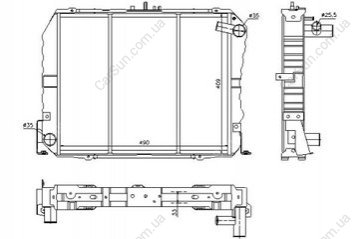 Радіатор охолодження Polcar 816508A1