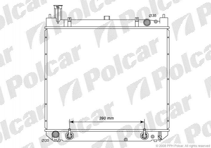 ▷ Polcar 816608-1 Радиатор охлаждения • цена: 3565 грн • купить в ...