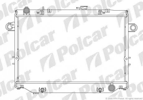 Радіатор охолодження Polcar 8179084