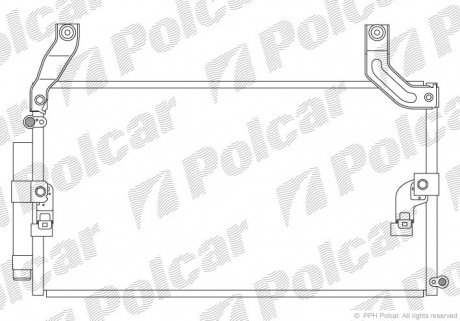 Радіатор кондиціонера Polcar 8179K81K