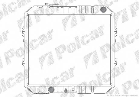 Радіатор охолодження Polcar 8180081