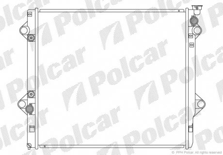 Радіатор охолодження Polcar 819108-2 (фото 1)