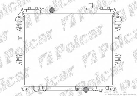 Радиатор охлаждения Polcar 819208-6
