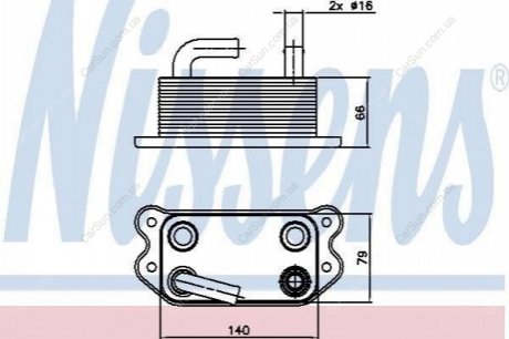 Радиатор масла Polcar 9033L81