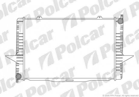 Радіатор охолодження Polcar 907008-1