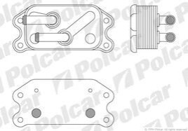 Радиатор масла Polcar 9082L82X