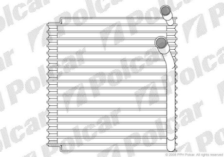 Испаритель кондиционера Polcar 9085P8-1
