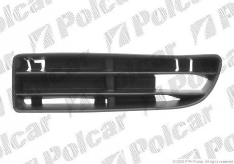Решетка в бампере левая Polcar 951227-1 (фото 1)