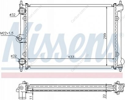 Радиатор охлаждения Polcar 952308-1