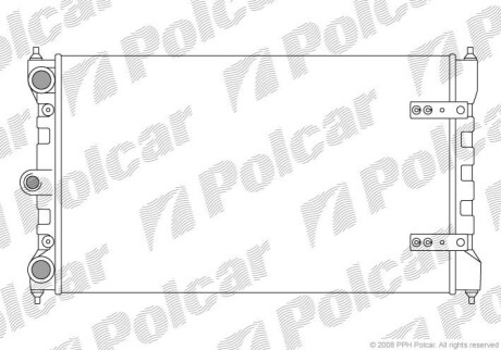 Радиатор охлаждения Polcar 952308-3