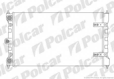 Радиатор охлаждения Polcar 952308-3 (фото 1)