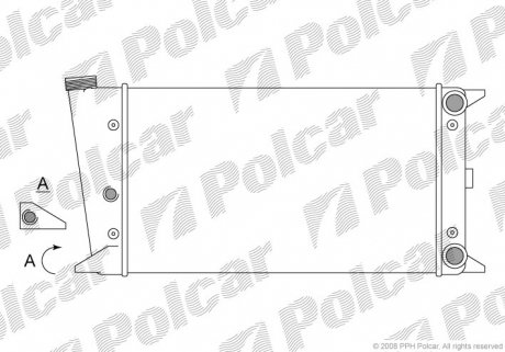Радіатор охолодження Polcar 953108-6