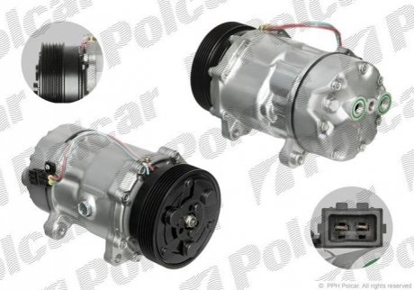 Компресор кондиціонера (новий) Polcar 9541KS-1
