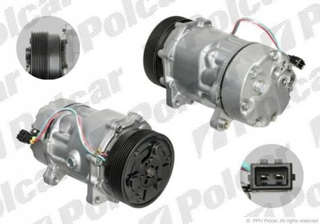 Компрессор кондиционера (новый) Polcar 9541KS-2 (фото 1)