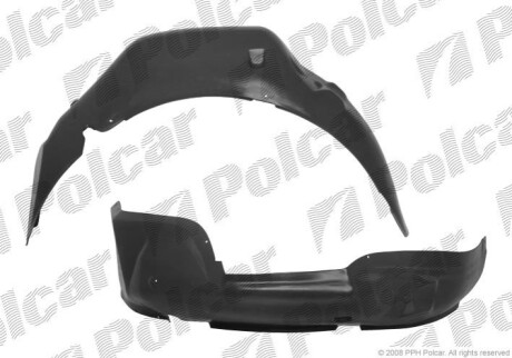 Подкрылок (R) VOLKSWAGEN PASSAT (B4 (3A)), 10.93-10.96 Polcar 9547FP-1