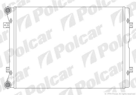 Радіатор охолодження Polcar 955108A1