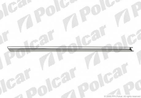 Молдинг бампера лівий Polcar 955596-7 (фото 1)