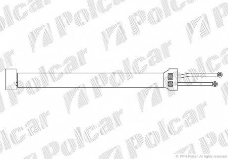 Радиатор масла Polcar 9582L82X