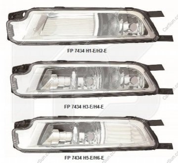 Фара передня Polcar 95D329-H