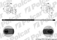Амортизатор кришки багажника і капота Polcar 95D3AB