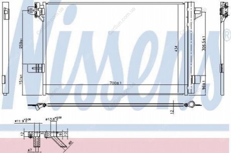 Радиаторы кондиционера Polcar 95N1K81K