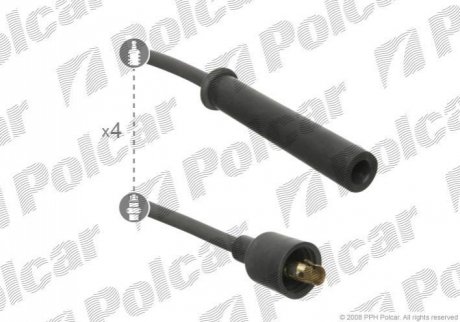 Провод зажигания Polcar BS0986356716 (фото 1)