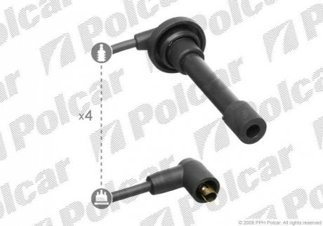 Провод зажигания Polcar BS0986356776