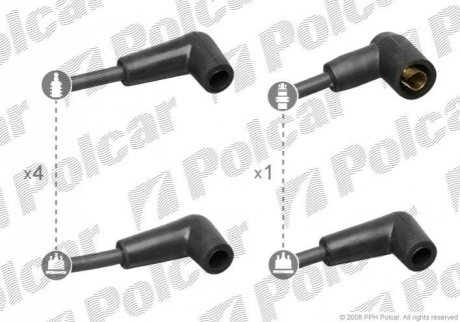 Провод зажигания Polcar BS0986356885 (фото 1)