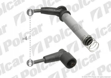 Провод зажигания Polcar BS0986357124 (фото 1)