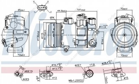 Компресор кондиціонера (новий) Polcar DCP17053