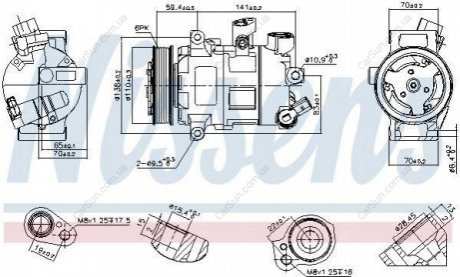 Компресор кондиціонера (новий) Polcar DCP32080 (фото 1)